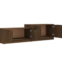 TV-Schrank Braun Eichen-Optik 158,5x36x45 cm Holzwerkstoff