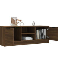 TV-Schrank Braun Eichen-Optik 102x35x36,5 cm Holzwerkstoff