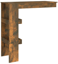 Wand-Bartisch Räuchereiche 102x45x103,5 cm Holzwerkstoff