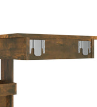 Wand-Bartisch Räuchereiche 102x45x103,5 cm Holzwerkstoff