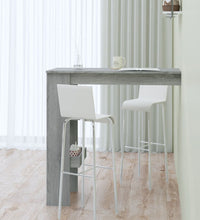 Wand-Bartisch Grau Sonoma 102x45x103,5 cm Holzwerkstoff