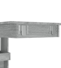 Wand-Bartisch Grau Sonoma 102x45x103,5 cm Holzwerkstoff