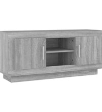 TV-Schrank Grau Sonoma 102x35x45 cm Holzwerkstoff