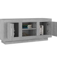 TV-Schrank Grau Sonoma 102x35x45 cm Holzwerkstoff