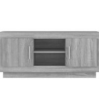 TV-Schrank Grau Sonoma 102x35x45 cm Holzwerkstoff