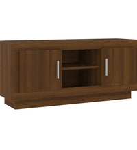 TV-Schrank Braun Eichen-Optik 102x35x45 cm Holzwerkstoff