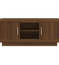 TV-Schrank Braun Eichen-Optik 102x35x45 cm Holzwerkstoff