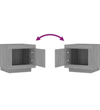 Couchtisch Grau Sonoma 51x50x45 cm Holzwerkstoff