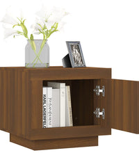Couchtisch Braun Eichen-Optik 51x50x45 cm Holzwerkstoff