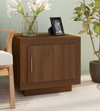 Couchtisch Braun Eichen-Optik 51x50x45 cm Holzwerkstoff
