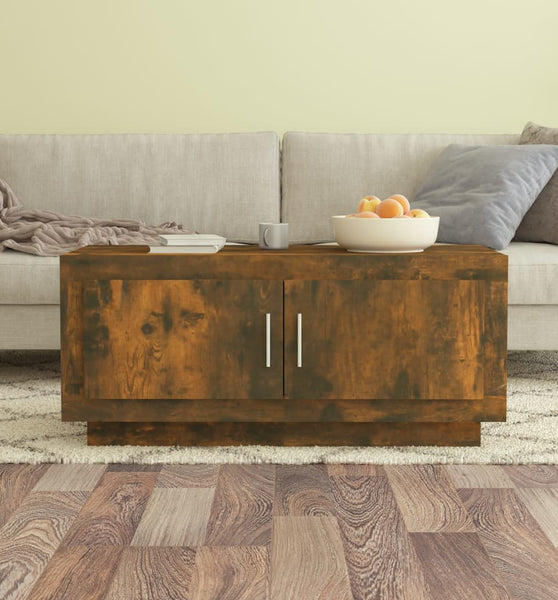 Couchtisch Räuchereiche 102x50x45 cm Holzwerkstoff