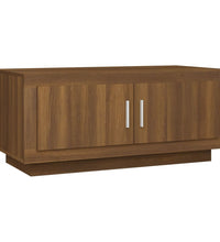 Couchtisch Braun Eichen-Optik 102x50x45 cm Holzwerkstoff