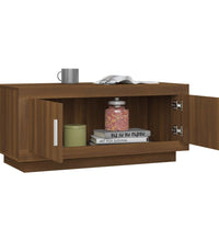Couchtisch Braun Eichen-Optik 102x50x45 cm Holzwerkstoff