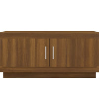 Couchtisch Braun Eichen-Optik 102x50x45 cm Holzwerkstoff