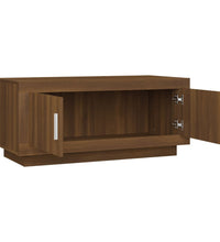 Couchtisch Braun Eichen-Optik 102x50x45 cm Holzwerkstoff