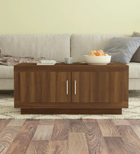 Couchtisch Braun Eichen-Optik 102x50x45 cm Holzwerkstoff