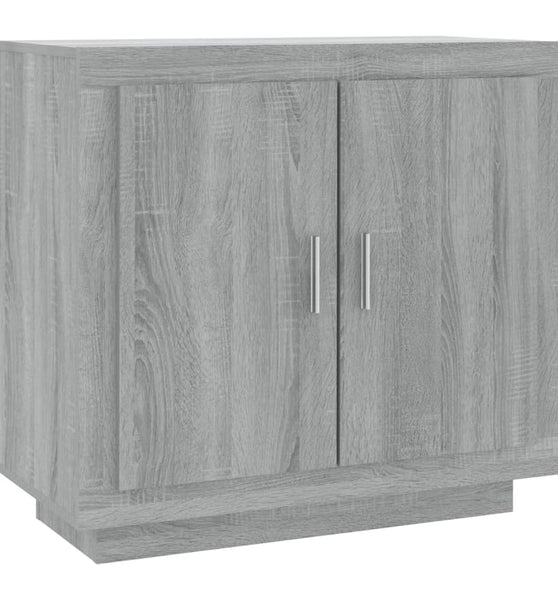 Sideboard Grau Sonoma 80x40x75 cm Holzwerkstoff