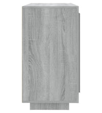 Sideboard Grau Sonoma 80x40x75 cm Holzwerkstoff