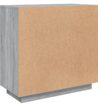 Sideboard Grau Sonoma 80x40x75 cm Holzwerkstoff