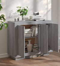 Sideboard Grau Sonoma 92x35x75 cm Holzwerkstoff