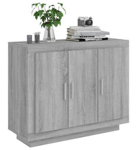 Sideboard Grau Sonoma 92x35x75 cm Holzwerkstoff