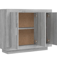 Sideboard Grau Sonoma 92x35x75 cm Holzwerkstoff