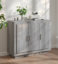 Sideboard Grau Sonoma 92x35x75 cm Holzwerkstoff