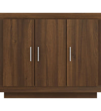 Sideboard Braun Eichen-Optik 92x35x75 cm Holzwerkstoff