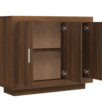 Sideboard Braun Eichen-Optik 92x35x75 cm Holzwerkstoff