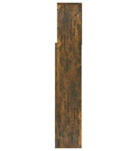 Kopfteil mit Ablagen Räuchereiche 160x19x103,5 cm
