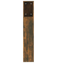 Kopfteil mit Ablagen Räuchereiche 200x18,5x104,5 cm