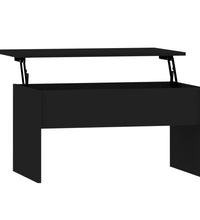 Couchtisch Schwarz 80x50,5x41,5 cm Holzwerkstoff