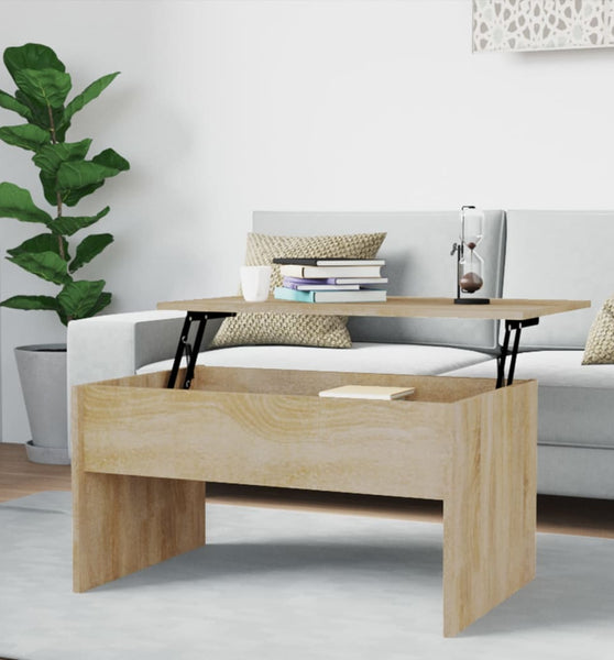 Couchtisch Sonoma-Eiche 80x50,5x41,5 cm Holzwerkstoff