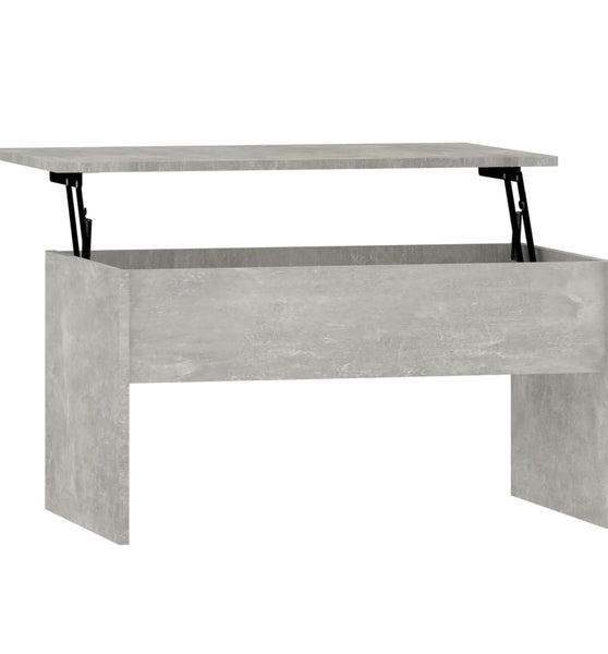 Couchtisch Betongrau 80x50,5x41,5 cm Holzwerkstoff