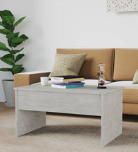 Couchtisch Betongrau 80x50,5x41,5 cm Holzwerkstoff