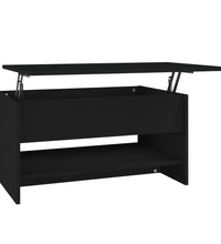 Couchtisch Schwarz 80x50x40 cm Holzwerkstoff