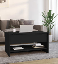 Couchtisch Schwarz 80x50x40 cm Holzwerkstoff