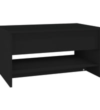 Couchtisch Schwarz 80x50x40 cm Holzwerkstoff