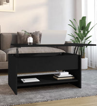 Couchtisch Schwarz 80x50x40 cm Holzwerkstoff