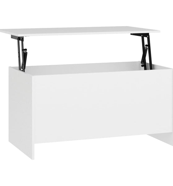 Couchtisch Weiß 102x55,5x52,5 cm Holzwerkstoff