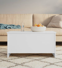 Couchtisch Weiß 102x55,5x52,5 cm Holzwerkstoff