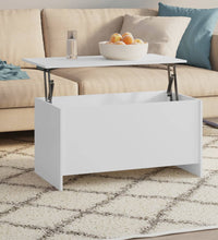 Couchtisch Weiß 102x55,5x52,5 cm Holzwerkstoff