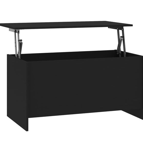 Couchtisch Schwarz 102x55,5x52,5 cm Holzwerkstoff