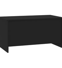 Couchtisch Schwarz 102x55,5x52,5 cm Holzwerkstoff