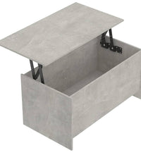 Couchtisch Betongrau 102x55,5x52,5 cm Holzwerkstoff
