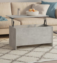 Couchtisch Betongrau 102x55,5x52,5 cm Holzwerkstoff