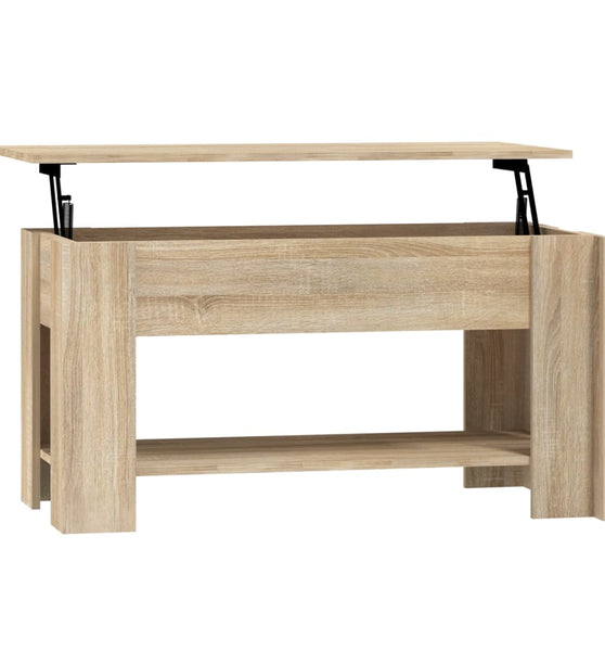 Couchtisch Sonoma-Eiche 101x49x52 cm Holzwerkstoff