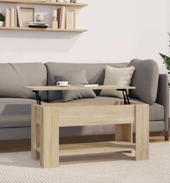 Couchtisch Sonoma-Eiche 101x49x52 cm Holzwerkstoff