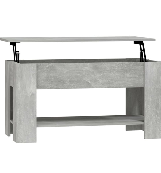Couchtisch Betongrau 101x49x52 cm Holzwerkstoff