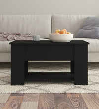 Couchtisch Schwarz 79x49x41 cm Holzwerkstoff